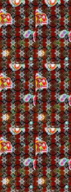 Üzerinde gri ve kırmızı renkler olan çiçek desenleri çiz. Suluboya tarzında gri ve kırmızı renkte çiçekler.