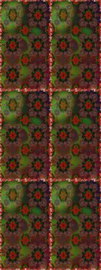 Kartlar, davetiyeler, tarih kartları ve daha fazlası için kullanılabilir. Tatlı suluboya, dikişsiz çiçek deseni. Büyük bir suluboya çiçek seti..