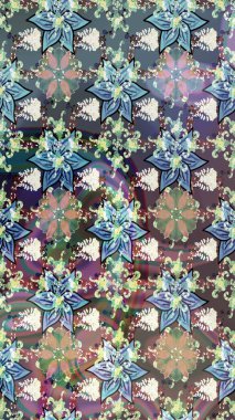 Çiçek arka plan. Sorunsuz raster desen. Güzel kumaş deseni.