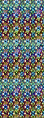 Güzel kumaş deseni. Renkli Yaz Temalı Kusursuz Arkaplan. Düz Çiçek Elementleri Tasarımı. Raster illüstrasyonunda trendsiz çiçek deseni.