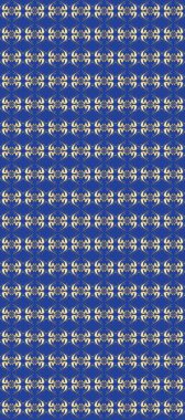 Raster illustration. Oriental style arabesques. Brilliant lace, stylized flowers, paisley. Seamless golden texture curls. Seamless pattern on pleasant colors with golden elements. Openwork delicate golden pattern