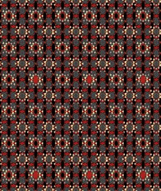 Eskiz arkaplan modeli. Vadinin çiçekleri siyah ve kırmızı renklerde. Suluboya, elle çizilmiş. Raster - stok.