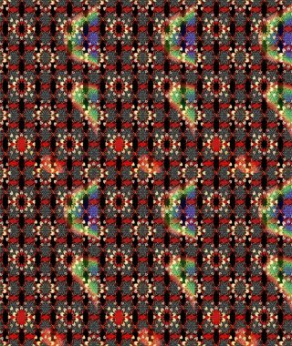 Eskiz Vintage Çiçek Deseni. Raster Kalça dokusu deseni.