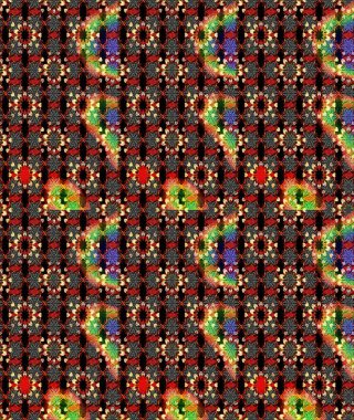 Raster suluboya çiçek deseni, narin çiçekler, siyah ve kırmızı çiçekler, tebrik kartı şablonu. Güzel kumaş deseni.