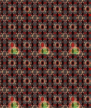 Siyah ve kırmızı üzerine çiçekler. Eskiz arkaplan modeli. Suluboya, elle çizilmiş. Raster stoku.