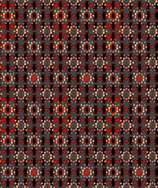 Çizim çiçek deseni duvar kağıdı, web sitesi arka planı, ambalaj kağıdı, davetiye, broşür, afiş veya web sitesi için kullanılabilir. El çizimi Raster çizimi. Parlak elementlerin.