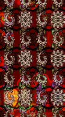 Paket kağıdı için en iyisi. Doğal kozmetik ürünleri, parfüm, çiçekçi dükkanı için bahar ihalesi tasarımı. Siyah ve kırmızı lale çiçekli Raster eskiz deseni. Karşılama ya da düğün geçmişi olarak kullanılabilir.