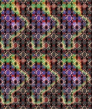 Çiçekli bahar çiçekleri. Küçük çiçekte güzel bir desen. Küçük renkli çiçekler. Moda baskıları için zarif bir şablon. Motley illüstrasyonu. Çizim.