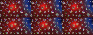 Raster deseni. Suluboya etkisi. Botanik çizim kalıbı. Organik elementler.