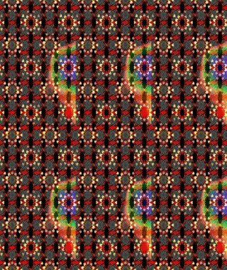 Küçük çaplı çiçeklerdeki basit şirin desenler. Tekstil veya kitap kapakları, imalat, duvar kağıtları, baskı, hediye paketi ve yapıştırma kitabı için çiçek eskizi geçmişi. Raster illüstrasyonu.