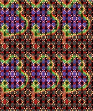 Eski usul küçük çiçekli şirin bir eskiz deseni. Moda arka planında parlak buketler. Kumaş, duvar kağıdı ve kağıt üzerine baskı yapmak için gelişen arka plan. Raster illüstrasyonu.