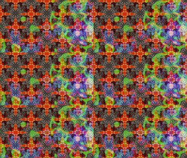 Modern stil dokusu. Çiçek desenli raster, kahverengi çizgi grafik deseni soyut raster arkaplan.