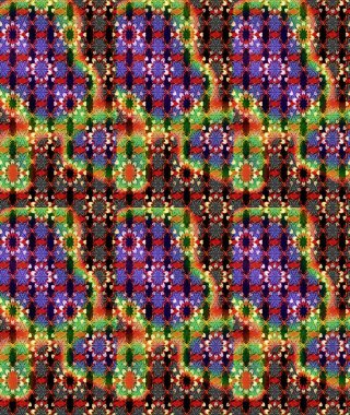 Çiçek desenli raster, siyah ve kırmızı çizgi grafik desenli soyut raster arkaplan. Modern stil dokusu.