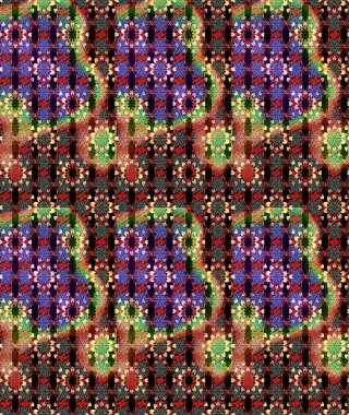 El yapımı çiçek ve bitki koleksiyonu. Raster illüstrasyonu. Eskiz tarzı siyah ve kahverengi renkler. Şirin karalamalı çiçek desenli çizim. Raster illüstrasyonu.