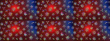 Raster deseni. Suluboya etkisi. Botanik çizim kalıbı. Organik elementler.