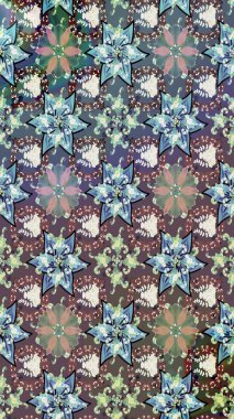 Doodle style. Hand drawn seamless autumn floral flower pattern. Flowers on brown and gray colors. Colorful brown and gray seamless pattern. Perfect for textile, cover design.