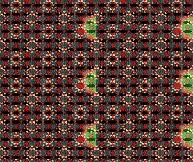 Çiçek desenli çizim. Raster illüstrasyonu. Asya tekstil tarzında. Güzel kumaş deseni. Renkli Bahar Teması eskiz kalıbı. Düz Çiçek Elementleri Tasarımı.