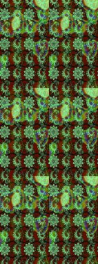 Düz Çiçek Elementleri Tasarımı. Renkli Bahar Teması eskiz kalıbı. Parlak arkaplan eskiz desenli çiçekli fantezi tasarımı.