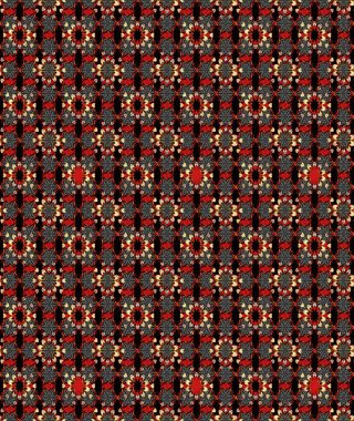 Eski usul küçük çiçekli şirin bir eskiz deseni. Moda arka planında parlak buketler. Kumaş, duvar kağıdı ve kağıt üzerine baskı yapmak için gelişen arka plan. Raster illüstrasyonu.