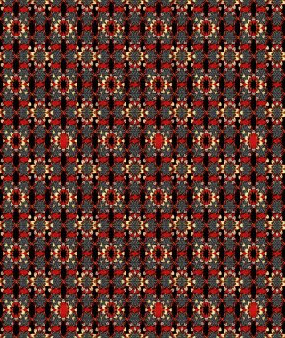 Küçük çaplı çiçeklerdeki basit şirin desenler. Tekstil veya kitap kapakları, imalat, duvar kağıtları, baskı, hediye paketi ve yapıştırma kitabı için çiçek eskizi geçmişi. Raster illüstrasyonu.