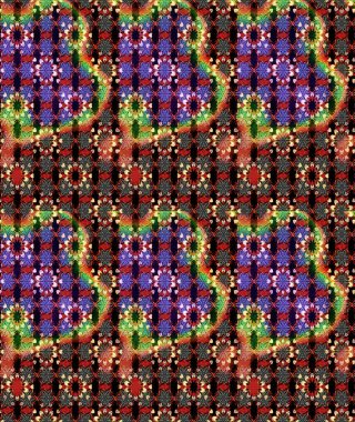 Raster düz çiçek çizim deseni. Hediye ambalaj kağıdı, tebrik kartları, posterler ve pankart tasarımı. Siyah ve kırmızı renkte çiçekler.