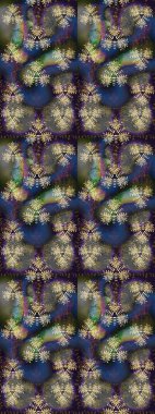 Raster illüstrasyonu. Gri ve kahverengi renkli çiçekler. Kusursuz çiçek deseni duvar kağıdı için kullanılabilir.