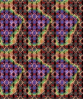 Elle çizilmiş çiçek desenli Raster çizimi. Tekstil, kumaş, ambalaj, hatıra defteri için hoş bir çiçek arkaplanı. Çocuksu tasarım. Siyah ve kahverengi arkaplanda.