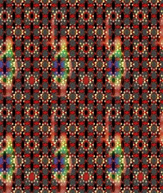 Desen, çizim, çiçek sınırı. Çiçek çelengi. Güzel, parlak, pürüzsüz kumaş, tuval. Kıvırcık, parlak örgü. Eski moda arka plan. Raster illüstrasyonu.