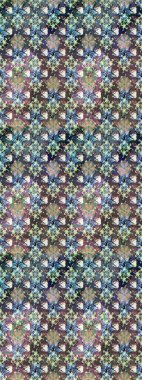 Çiçek desenli raster, gri çizgi grafik desenli soyut raster arkaplan. Modern stil dokusu.