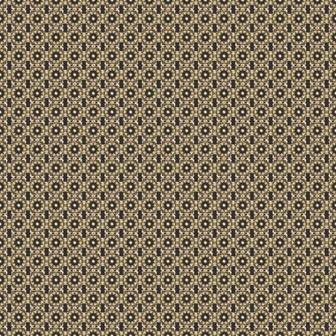 Davetiyeler, kartlar, sertifika, web sayfası için Raster illüstrasyon. Altın desenli çiçek dekoru. Tasarım şablonu için Raster Line sanat kenarı. Doğu tarzı element. Kahverengi, bej renklerde altın element