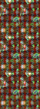 Süslü kumaş deseni. Düz Çiçek Elementleri Tasarımı. Renkli Bahar Teması eskiz kalıbı. Raster illüstrasyonunda çiçek deseni çizimi.