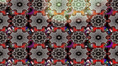 Siyah ve nötr renklerde çiçekler. Raster illüstrasyonu. Çiçek desenli eskiz, vuruşlar, sıçramalar, yaz çiçekleri..