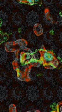 Gri ve siyah renkli çiçekler. Yumuşak, bahar çiçekli arka plan. Raster çiçek desenli ve çiçekli..