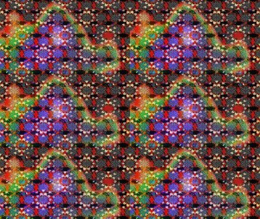 Gri ve kahverengi renkli çiçekler. Renkli Bahar Teması eskiz kalıbı. Düz Çiçek Elementleri Tasarım Raster illüstrasyonu. Çiçek eskiz kalıbı geçmişi.