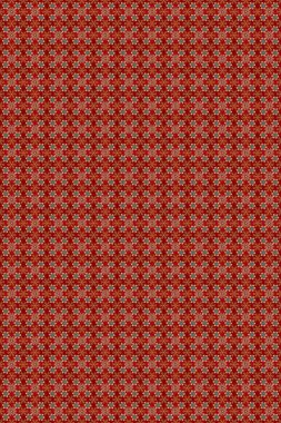 Kusursuz raster arka plan. Kırmızı, kahverengi ve bej renklerde altın elementler. Duvar kâğıdı barok, İspanyol kumaşı. Şık bir grafik desen. Çiçek deseni.