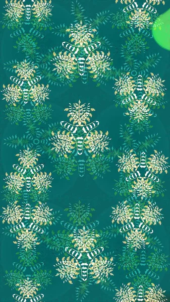 Raster çizimde sorunsuz çiçek desenli. Düz çiçek öğeleri tasarım. Fantezi kumaş deseni. Bahar Tema Dikişsiz desen arka plan rengi.