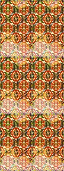 Düz Çiçek Elementleri Tasarımı. Renkli Bahar Teması eskiz kalıbı. Raster illüstrasyonundaki çiçek desenli çizim. Süslü kumaş deseni.