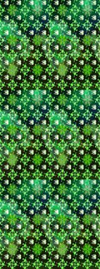 Yumuşak, bahar çiçekli arka plan. Çiçekli karalama şeklinde Raster çiçek deseni. Yeşil ve gri renkte çiçekler.