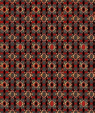 Klasik çiçek desenli. Paketleme, tekstil, duvar kâğıdı için çiçek eskizi. Yumuşak fayans. Raster 'ın taze dokusu. Yumuşak pamuk tasarımı.