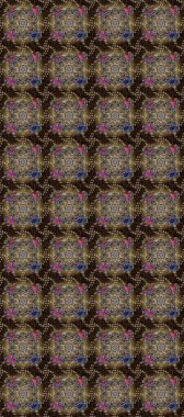 Geleneksel klasik raster altın pürüzsüz desen. Barok tarzında kusursuz bir doğulu süsü. Siyah ve kahverengi renklerdeki altın elementler.