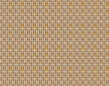 Çiçekli karalama şeklinde Raster çiçek deseni. Nazik, sevimli çiçek arkaplanı. Bej ve kahverengi renkte çiçekler.