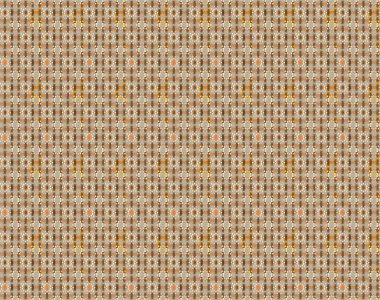 Küçük bej ve kahverengi çiçeklerle oldukça eski bir besin torbası deseni. Tekstil, kumaş, kapaklar, duvar kağıtları, baskı, paket, koleksiyon defteri, örgü, dekupaj için çiçek arkaplanı..