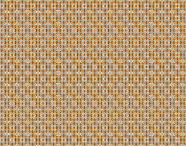 Taslak dekoratif arka plan, çiçek mandala. Çiçek. Raster illüstrasyonu. Bej ve kahverengi renklerde.