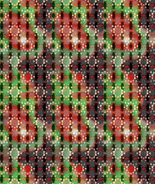 Küçük çiçekteki sevimli çiçek deseni. Raster illüstrasyonu. Çizim.