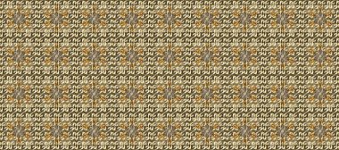 Paisleys zarif çiçek desenli arkaplan duvar kâğıdı çizimi klasik stil, güzel 3D çizgili sanat eseri altın bej, kahverengi ve nötr desenli çiçekler bir süs bırakır