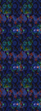 Mavi ve gri renkte çiçekler. Nazik, sevimli çiçek arkaplanı. Raster çiçek desenli ve çiçekli..