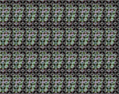 Raster illüstrasyonundaki çiçek desenli çizim. Renkli Bahar Teması eskiz kalıbı. Düz Çiçek Elementleri Tasarımı. Süslü kumaş deseni.