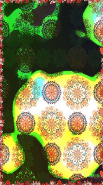 Çiçekli yaz çiçekleri. Küçük renkli çiçekler. Motley illüstrasyonu. Küçük çiçekte güzel bir desen. Moda baskıları için zarif bir şablon. Kusursuz..