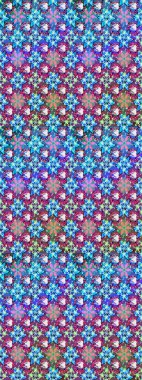 Düz Çiçek Elementleri Tasarımı. Raster illüstrasyonu. Karalama çiçeği. Zentangle soyut çiçekleri. Güzel kumaş deseni. Renkli Bahar Teması çizim şablonu.