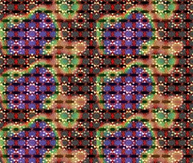 Renkli Bahar Teması eskiz kalıbı. Çiçek deseni. Raster güzel kumaş deseni çiziyor. Düz Çiçek Elementleri Tasarımı.